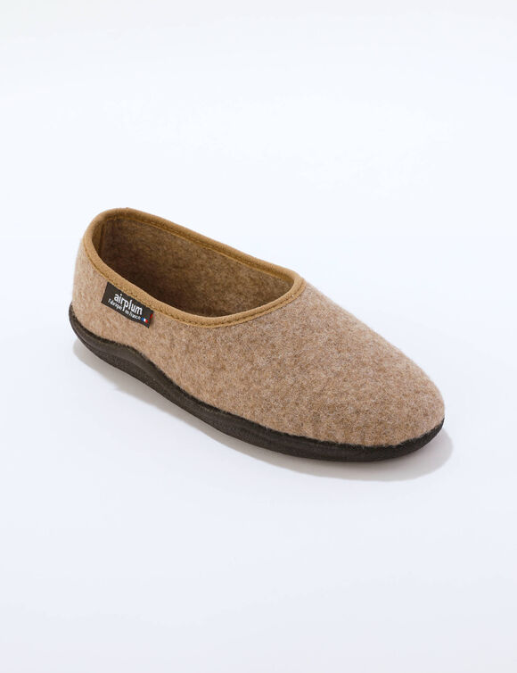 Chaussons ballerines Airplum®, semelles Airflex™ (taupe) Chaussons ballerines Airplum®, semelles Airflex™ (taupe)